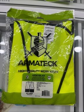 Hi-Vis Safety Vest - Neon Yellow (Men)